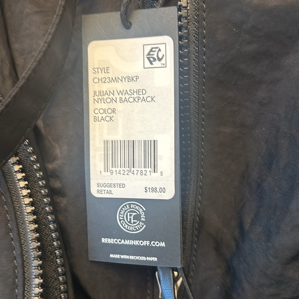 Rebecca Minkoff -Julian Washed Nylon Backpack - Picture 7 of 7